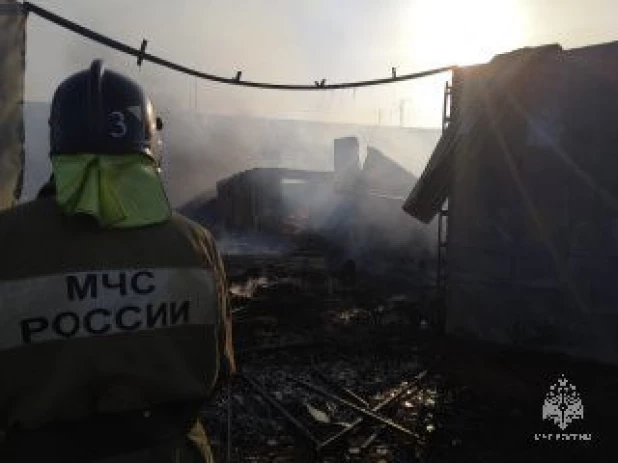 Пожар в Первомайском районе