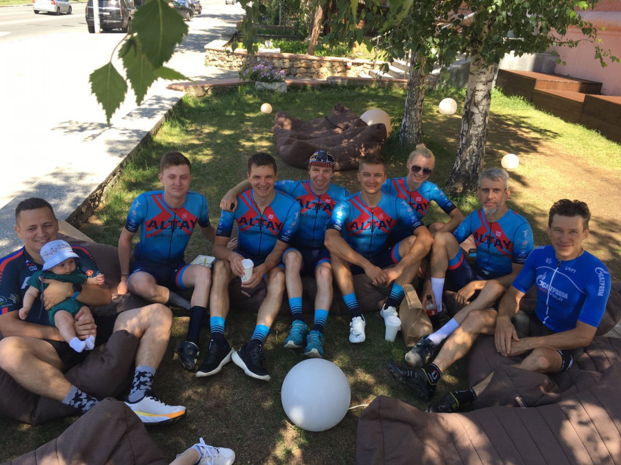 Команда Altay Cycling Team. 