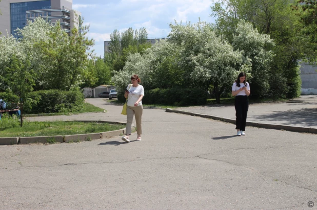 В Барнауле привели в порядок центральный сквер