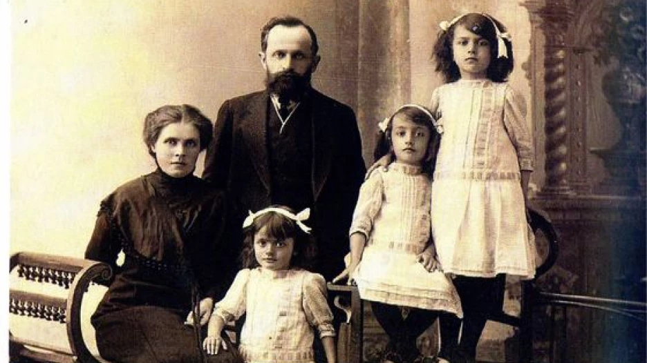 Семья Антония Марцинковского, дата фото не указана.