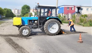 Ремонт дорог в Барнауле.