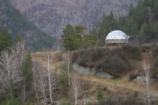 Купольные дома из стекла и дерева от компании NeoDome.