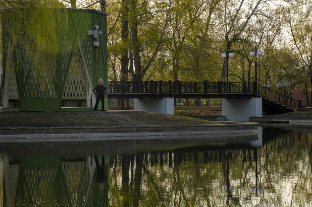 Барнаульские парки весной. 