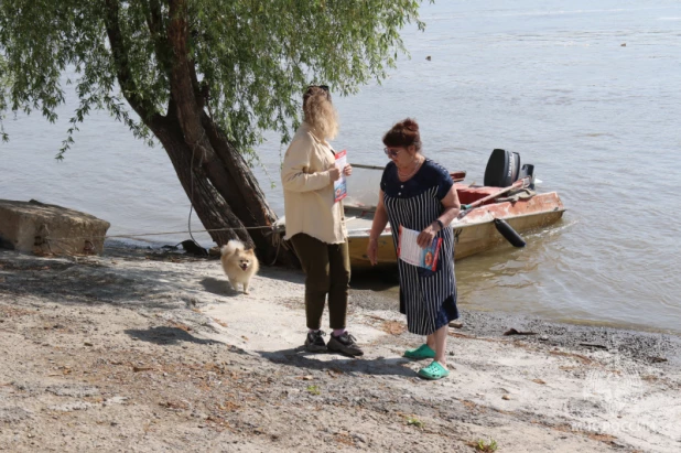 Специалисты подготавливают барнаульские водоемы к началу купального сезона. МЧС. 