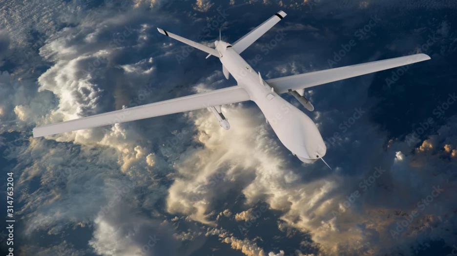 Военный дрон, беспилотник.