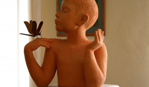 Скульптура "Данилка" 1975 года, автор Людмила Рублева.