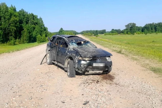 Авария в пригороде Новосибирска 