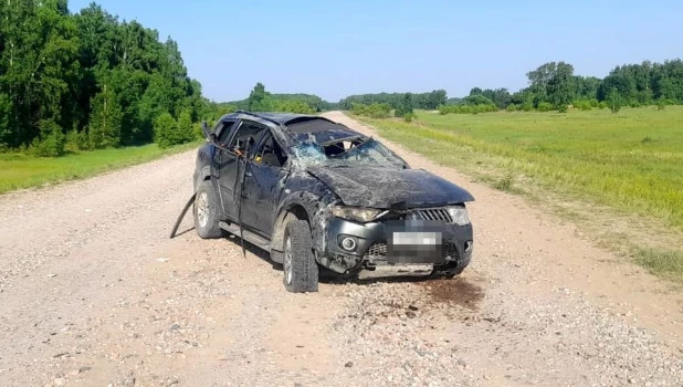 Авария в пригороде Новосибирска 