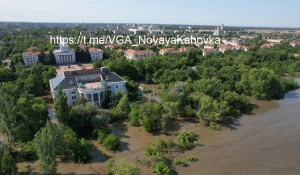 Уровень воды в Новой Каховке