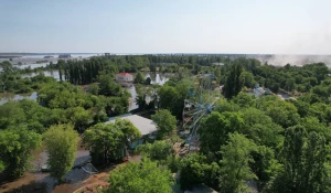 Регион после затопления из-за разрушения части Каховской ГЭС