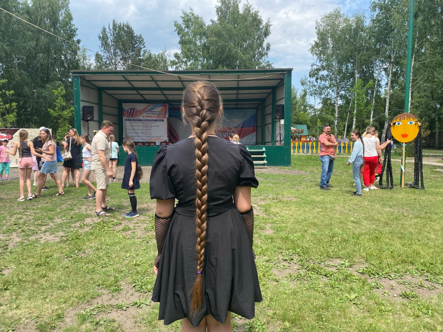 Конкурс на самую длинную косу в Барнауле
