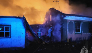 Пожар в частном доме в Романовке.