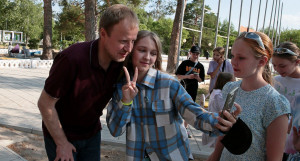 Виктор Томенко посетил детский лагерь «Юность».