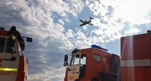 Лесной пожар в Егорьевском районе