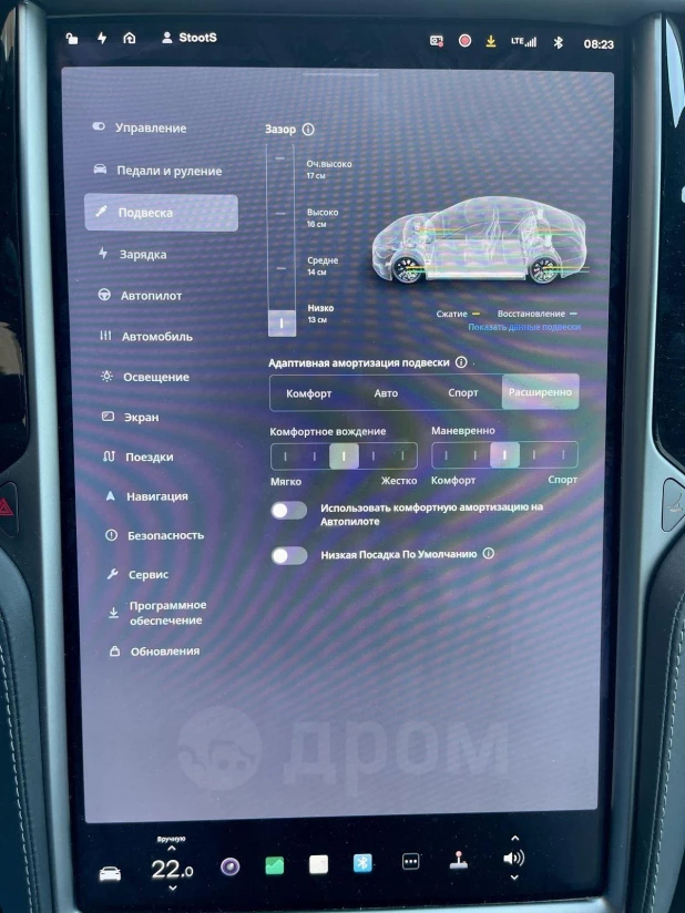 Tesla Model S 2019 года выпуска