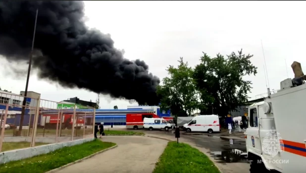 Пожар в Нижнем Новгороде