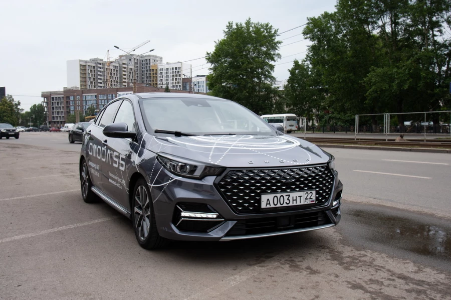 Тест-драйв OMODA S5 в Барнауле.