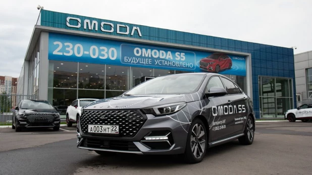 Тест-драйв OMODA S5 в Барнауле.