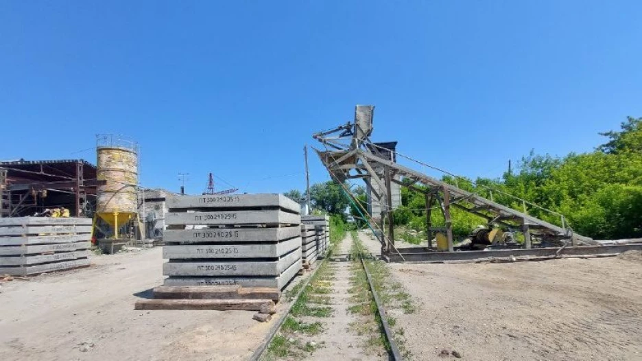 Спорный участок железнодорожных путей.