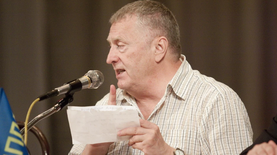 Владимир Жириновский в Барнауле, июль, 2011 год. 