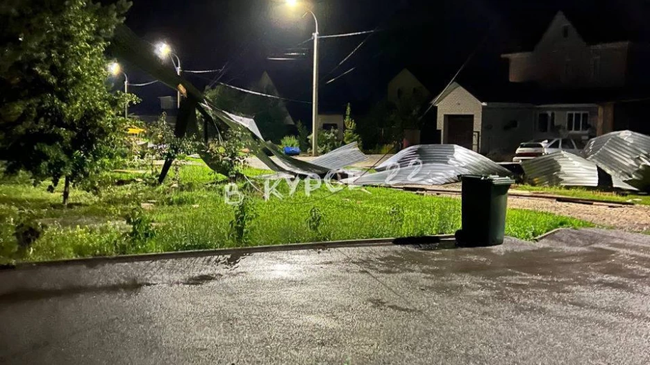 Последствия грозы.