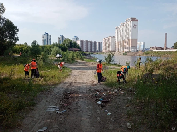 Городской экоотряд «Рысь» очистил Ковш.