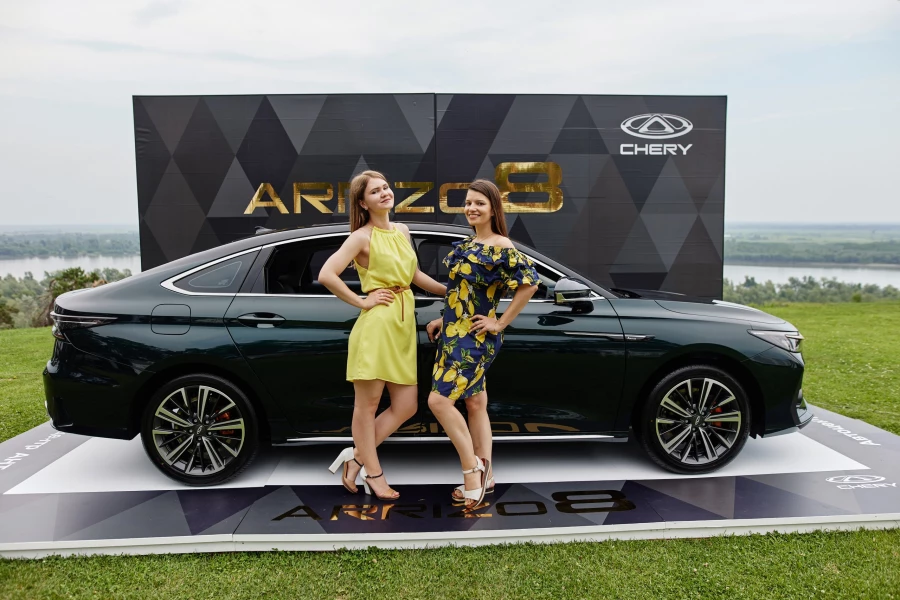 В Барнауле  презентовали новый седан D-класса Arrizo 8 от Chery.
