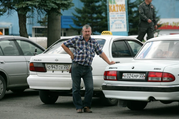 Митинг таксистов в 2011 году. 