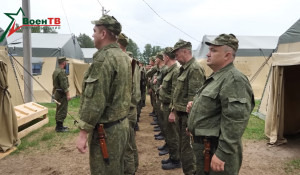 Бойцы ЧВК "Вагнер" обучают военнообязанных в Белоруссии.