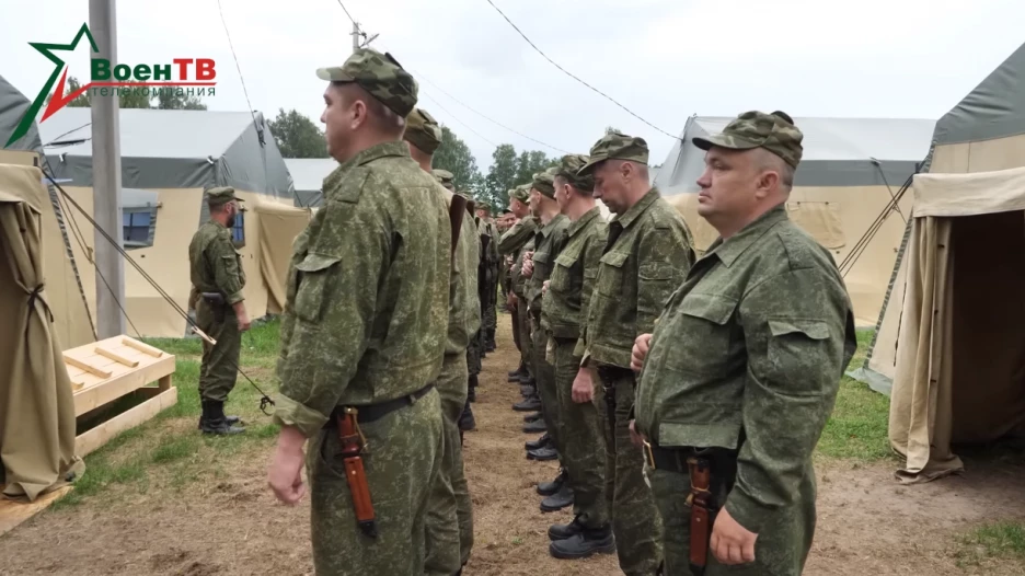 Бойцы ЧВК "Вагнер" обучают военнообязанных в Белоруссии.