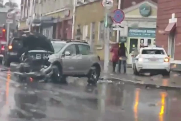 ДТП в центре Барнаула 23 июля.