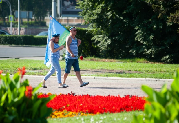 День ВДВ в Барнауле 2023.