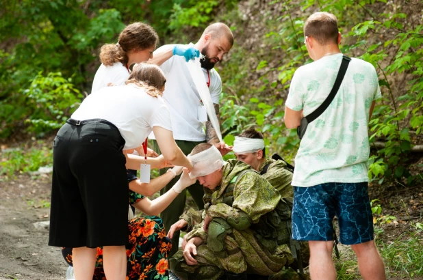 День ВДВ в Барнауле.