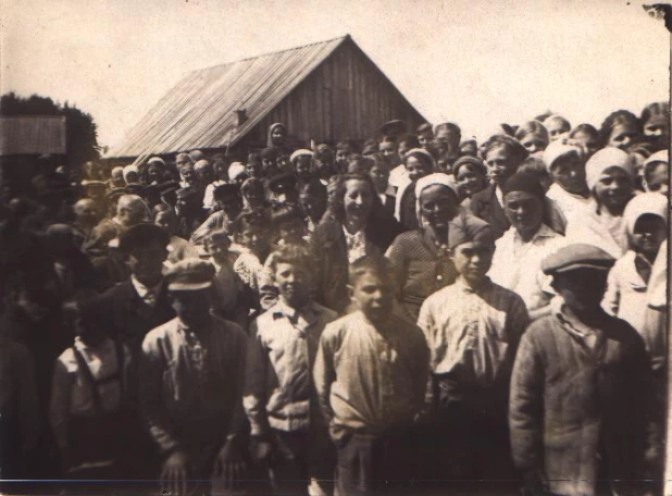 Митинг победы, с. Соколово , 9 мая 1945 года.