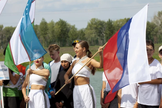 Соревнования на гребном канале в Барнауле. 