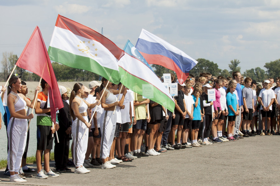Соревнования на гребном канале в Барнауле. 