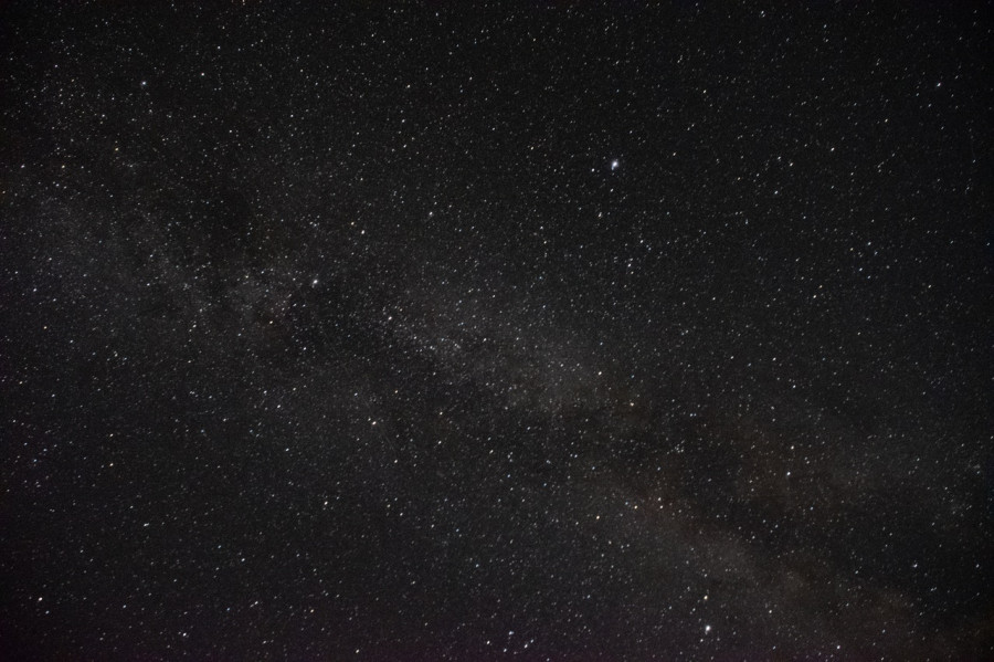 Звездное небо в Алтайском крае.