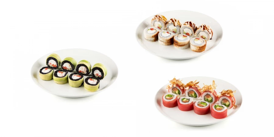 Ассортимент «Любовь и суши» удивит каждого.