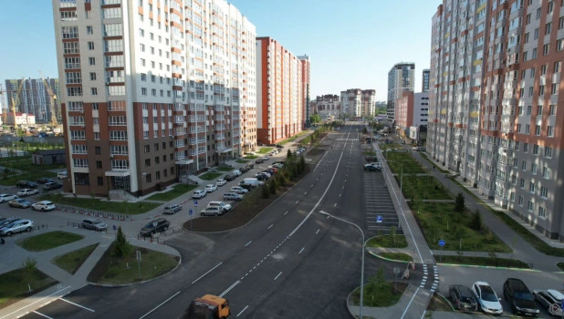 В Барнауле начинают строительство новой дороги.