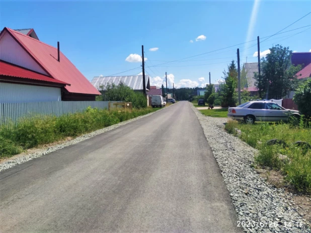 В Барнауле отремонтировали дороги в частных секторах.