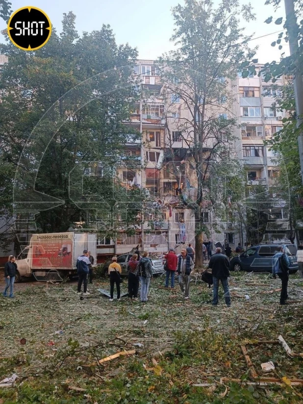 Последствия взрыва в Балашихе. Фото.