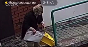 Женщина из Барнаула украла рекламный баннер.