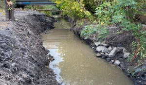 В Барнауле завершились работы по восстановлению водопропускной способности Пивоварки.