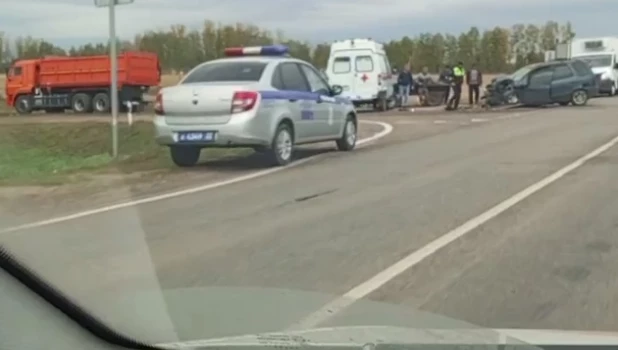 ДТП на трассе Ребриха - Павловск