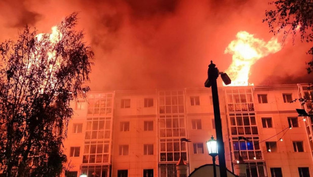 Пожар в Тобольске