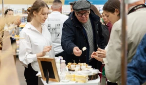 Фермерский островок в супермаркете "Лента". 