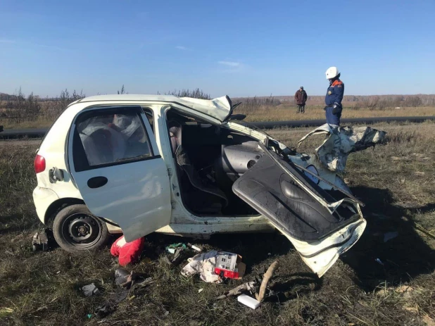 ДТП на трассе Барнаул-Новосибирск.