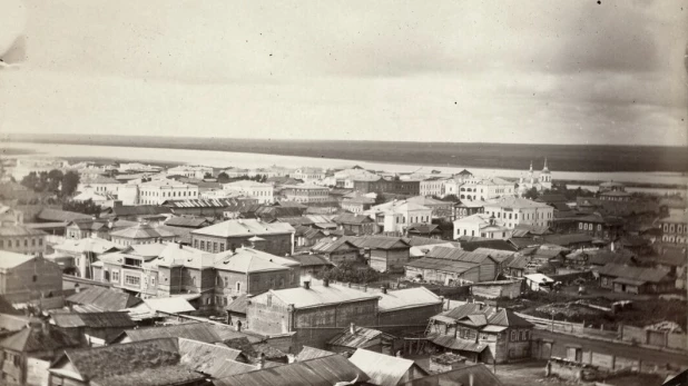 Томск в 1880-е годы - фото Дж. Конана.