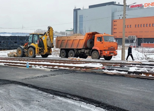 Реконструкция моста, ноябрь 2023.