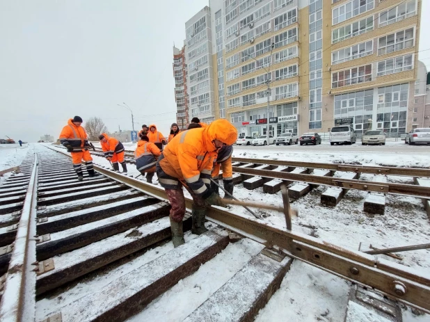 Реконструкция моста, ноябрь 2023.